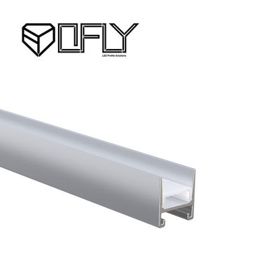 Штранг-прессования анти- слепимости алюминиевые на освещение приведенное установленное поверхностное 16mm x 18mm